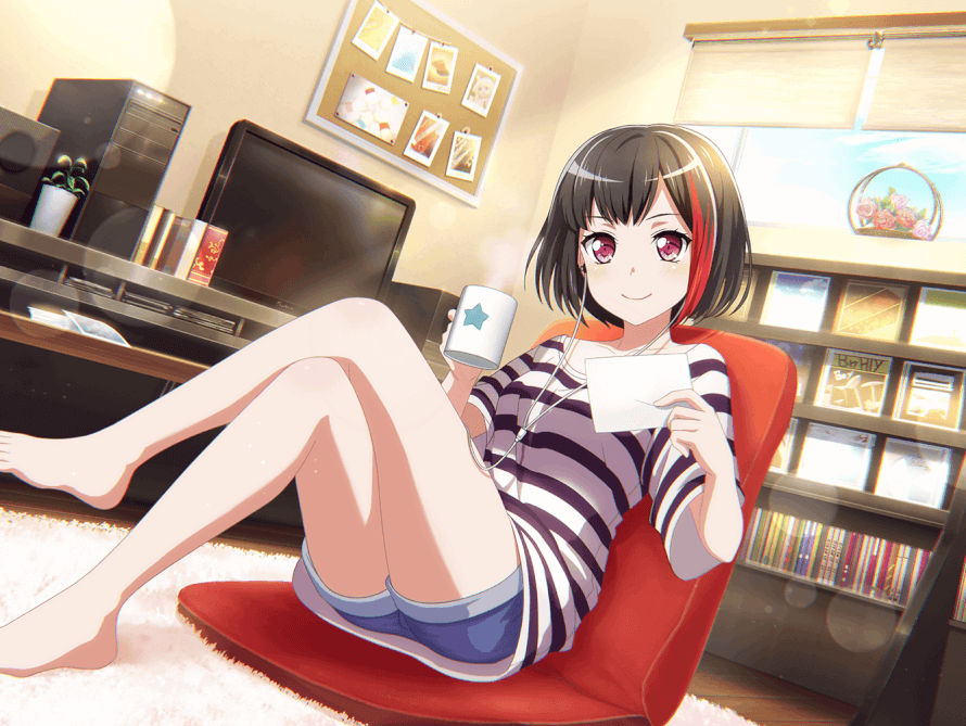  how.. to be social..  
This is my favorite ran card! It makes me happy to see her relaxed with her...