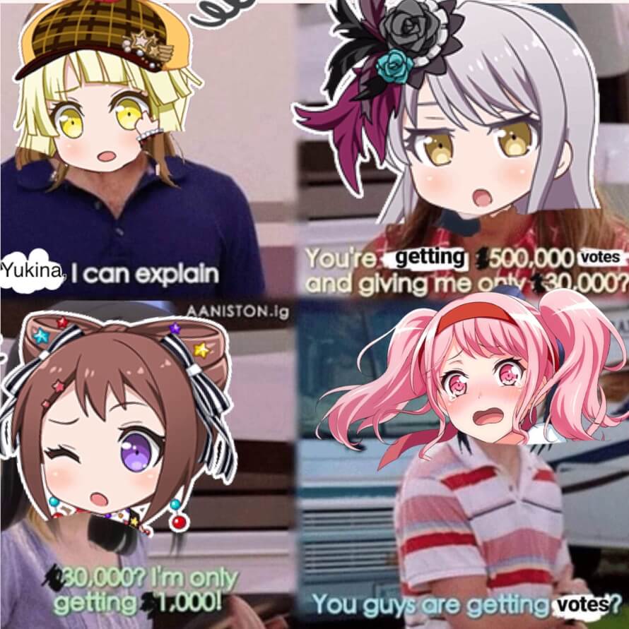 Summary of the girls band election 2018