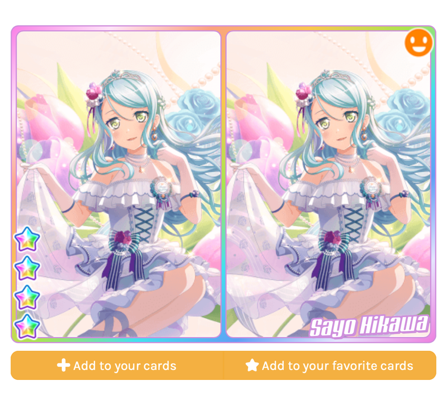 You know what makes me happier than a Sayo birthday card?

    A happy Sayo birthday card

It...