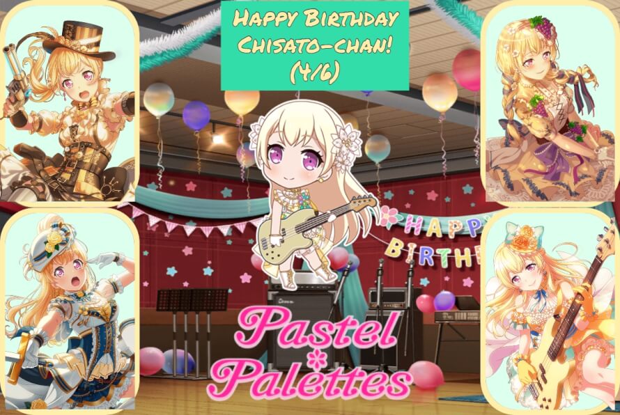 Happy birthday to Pastel Palettes bassist and former child actress, Chisato!