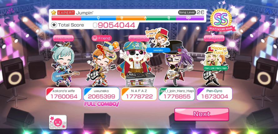 Illustration: Photo of me and my friend uwuneko

  Happy! Lucky!

  I wish you a happy day!

I...