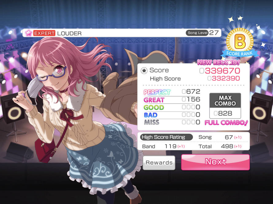 I FC'd LOUDER on expert!! It may not be much to...well...some players, but as someone who's had...