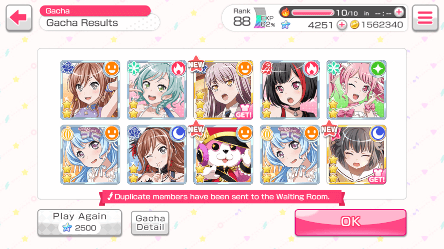 3rd pull was 2 3stars pretty good i think xD Yukina is one of my favorites so yay x 