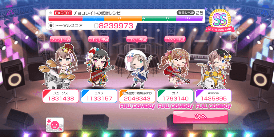 I finally FC'ed chocolate bass recipe on expert! I'm so happy. :' 