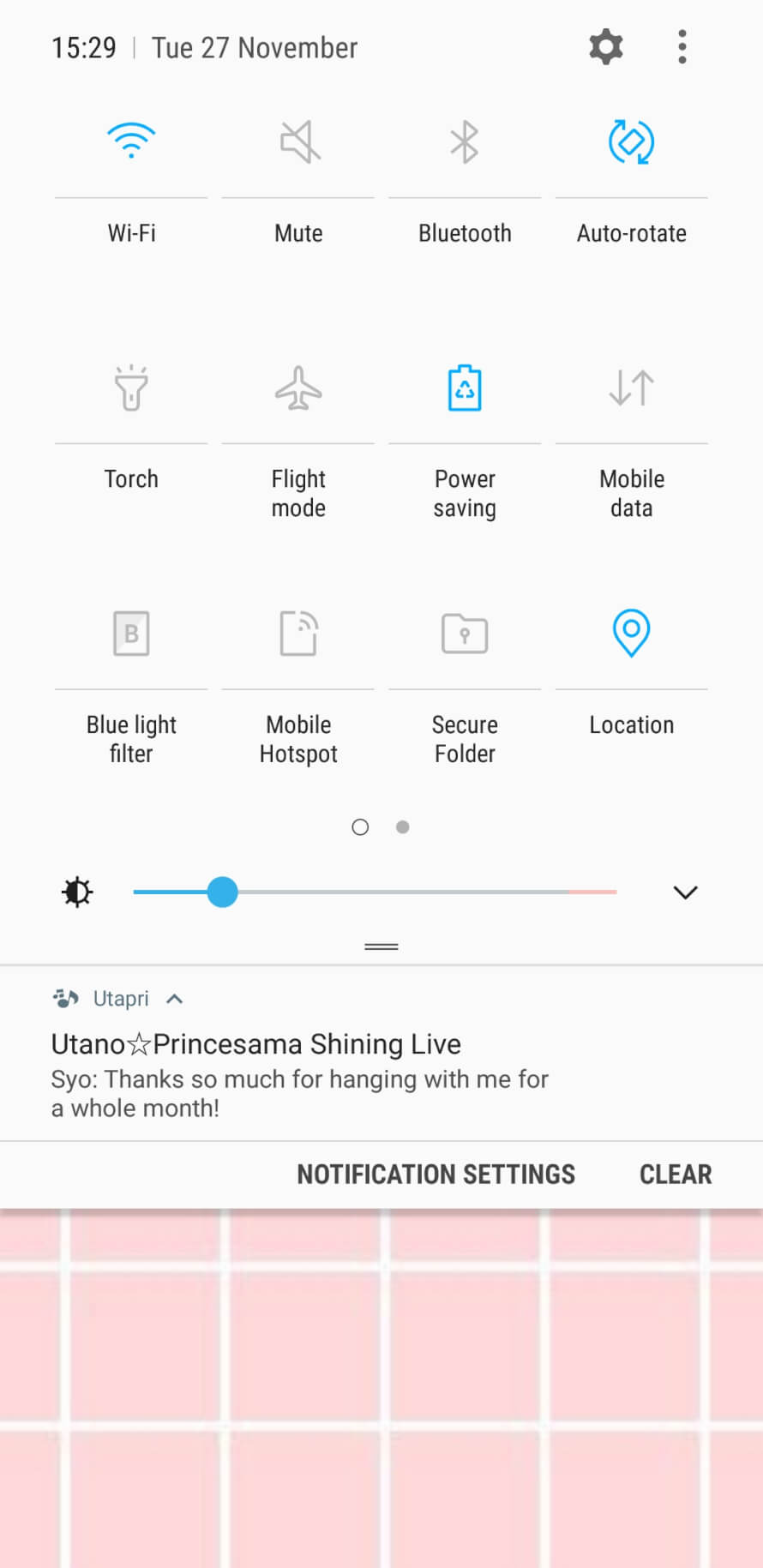 Back home after a terrible day at schooland seeing this first thing on my phone notifs cheered me up...