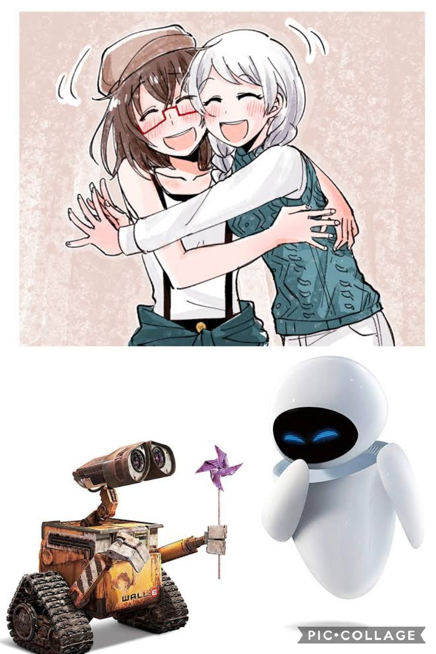 Guys! Did you notice Eve & Maya look just like Wall E and EVE?  They even have the same name!!! Its...