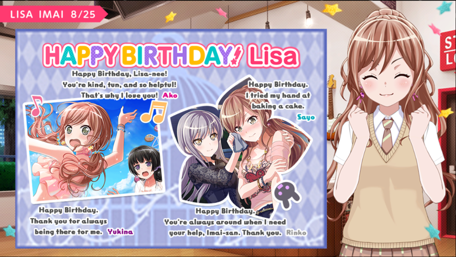 Oh Yes Happy Birthday Lisa Imai ❤️