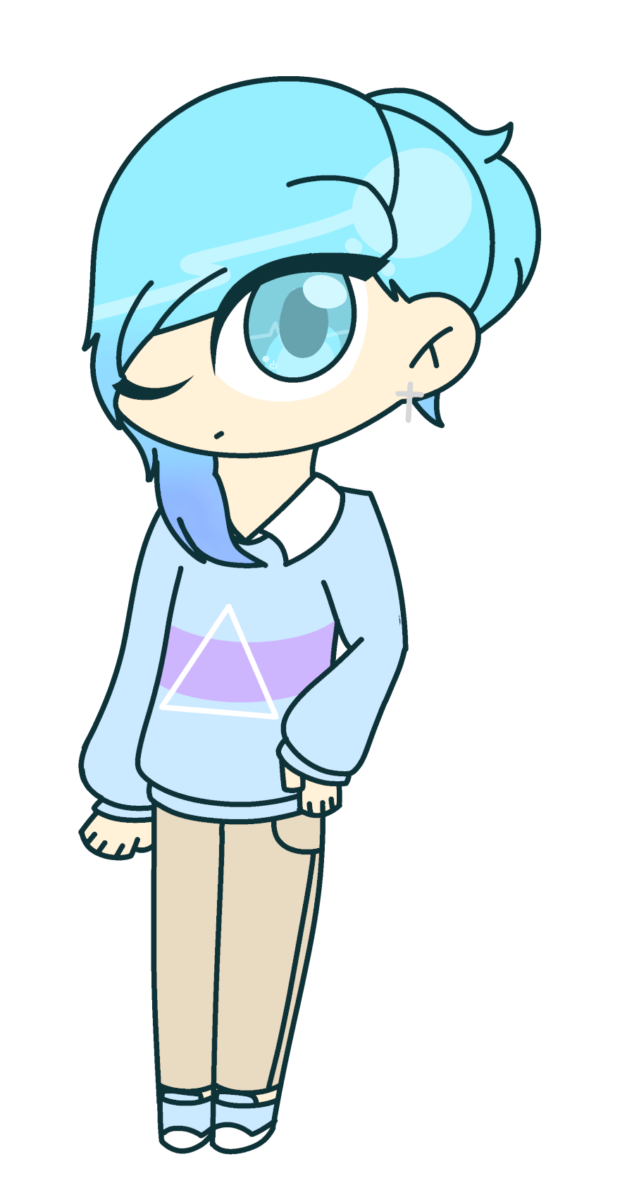 Here you go. Take my stupid lazy drawing of Ai from Utapri that I couldn't bother to shade properly