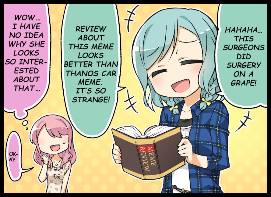 Where did you get that book, Hina chan?! I wanna buy it!