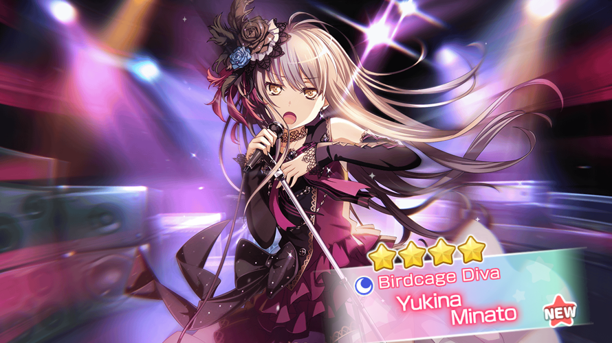 Yayyy a super cool old Yukina card from the free MyGO!!!!! Gacha ! I also got a ‘My Bushidol! ‘ Eve...