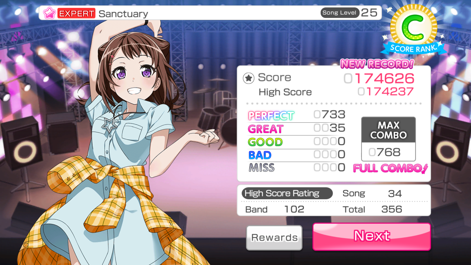 After Not Playing Bang Dream For A While, I Got A Full Combo On 