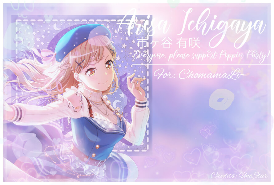 Another Edit complete! This edit of Arisa is for ChomamaLi ! This edit was so fun to make, omg!! I...