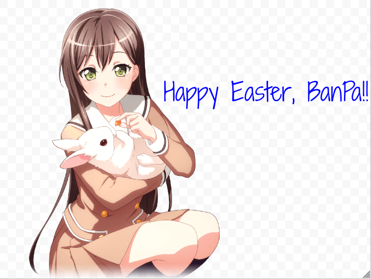   Happy Easter, everyone!

I hope everyone's having a ~decent~ great easter! I just made this for...