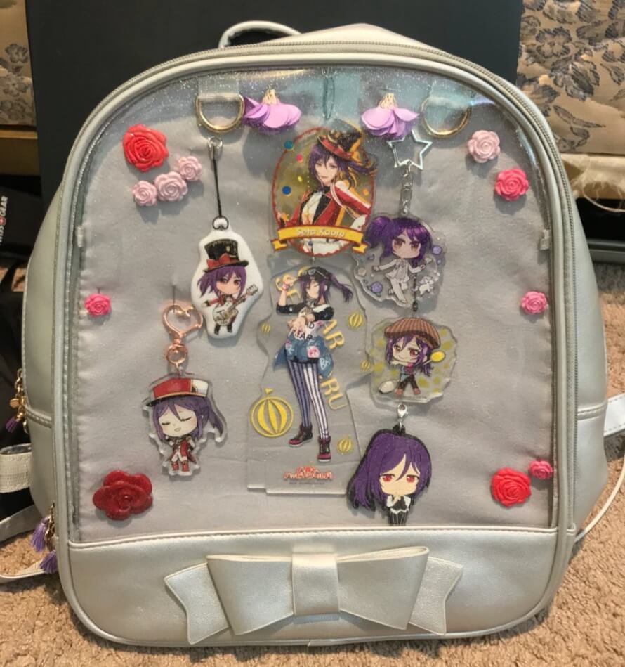 my kaoru itabag so far!! ive never made an itabag before so i could use some constructive criticism...
