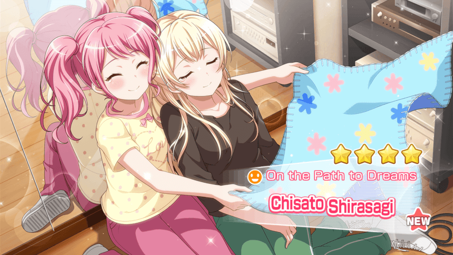 Another character with 4 stars. Her name is Chisato Shirasagi. Interesting name.
