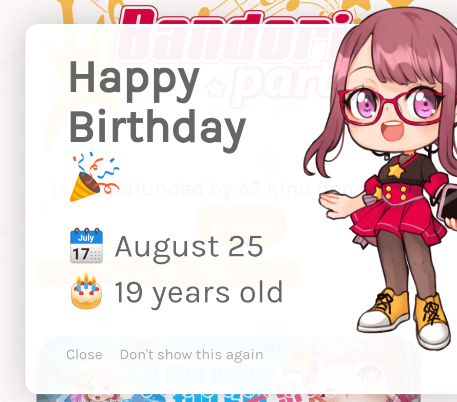 happy birthday to both me AND lisa