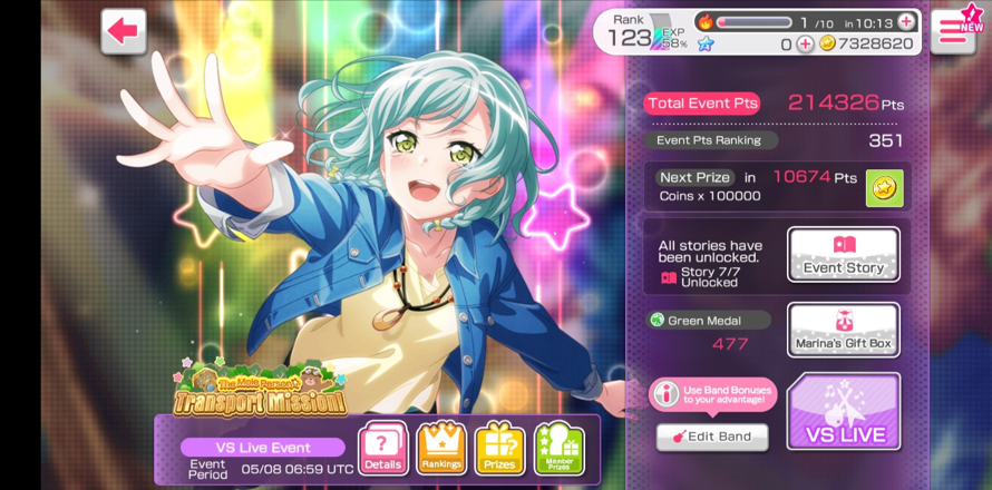 As far as you can see, do I have a rank of 100 or less?