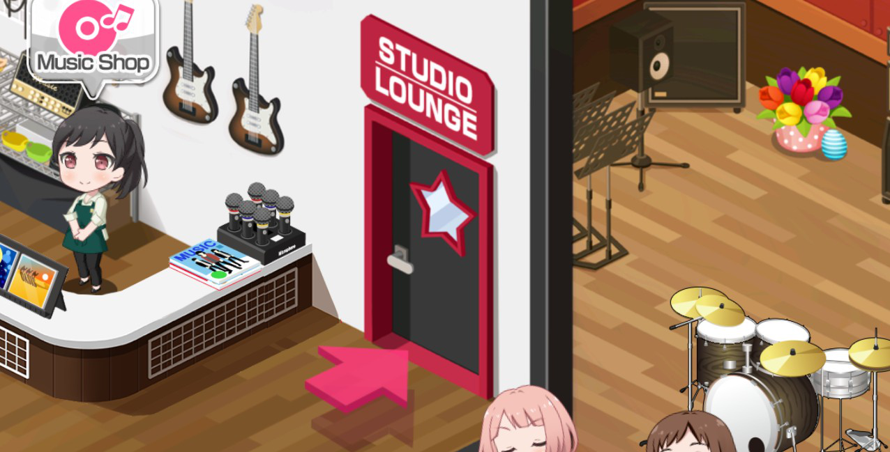 Did they got sent into space after entering this door? 

There's literally no room for the lounge. 