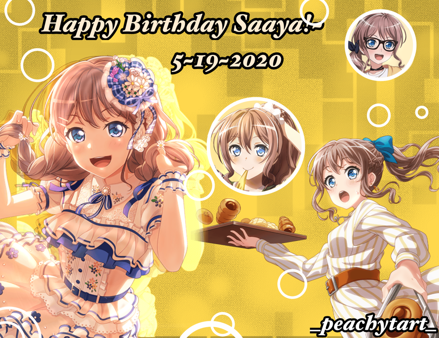 Happy Birthday Saaya!~ You are a great drummer in Poppin’Party and I appreciate your hard work in...