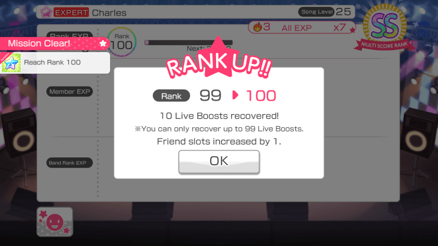 I finally receive my rank 100 I’m so happy ;0;