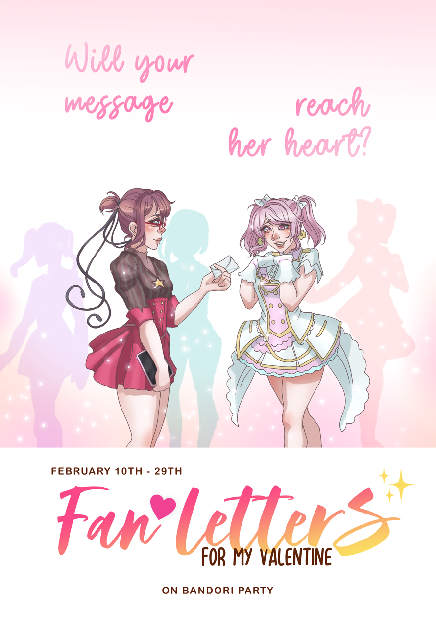We will be having a love letters event from members of our community to their favorite BanG Dream...