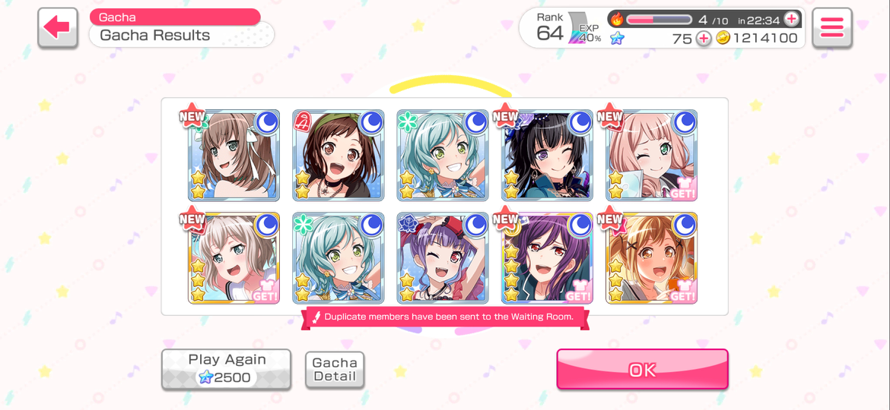 My five 4  card! Now my full 4  stars team is finish!!  .< Thank you Kaoru, I love you, you are a...