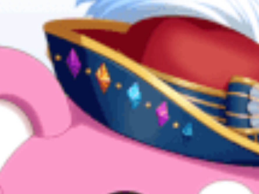 Lots of people already noticed this but MICHELLES HAT HAS SIX GEMSTONES INSTEAD OF 5 IM CRYING—