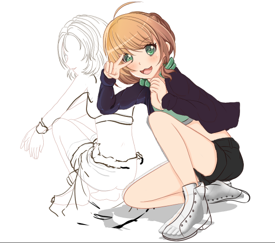 I'm working on a custom card because I really wanna see a more tough style Maya card...
It's mainly...