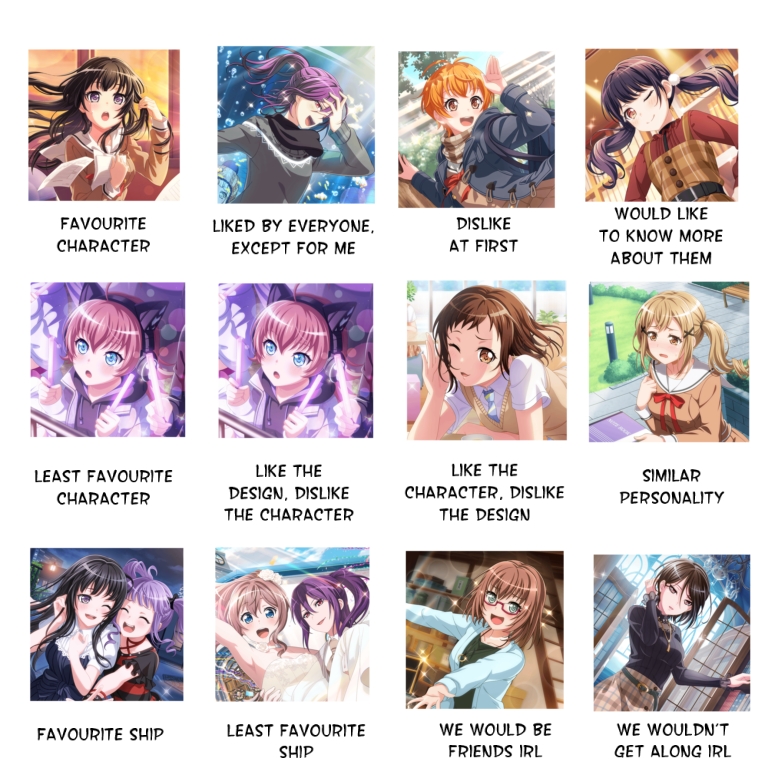 Bandori Confessions! — I love getting a high ranking during events, but