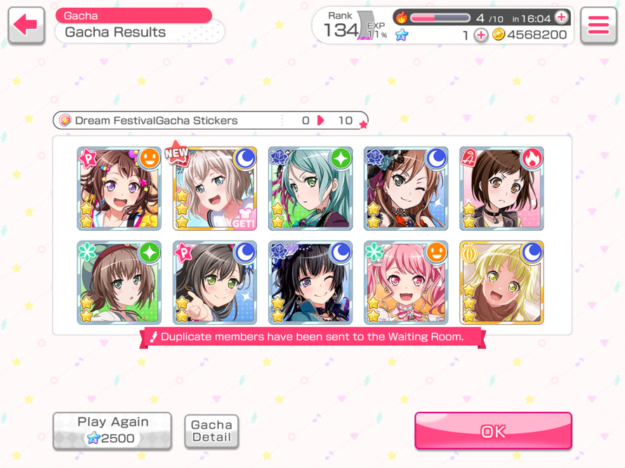 all around me are familiar faces, worn out gacha pulls, worn out cards 