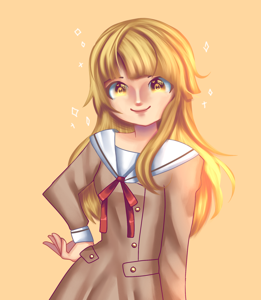 srry i havent posted in a while! i didnt know what to post ajgajha heres a kokoro i did today!