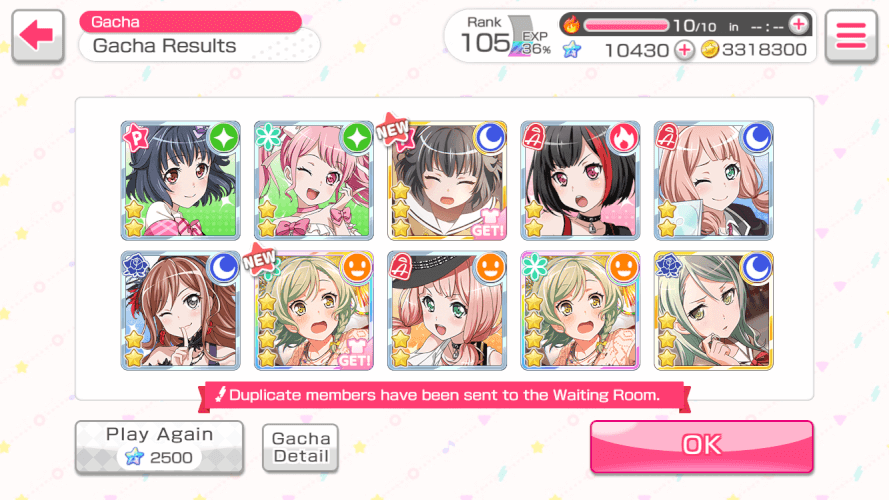 I’ve been saving up for so long and hina came home twice in my first pull 😭