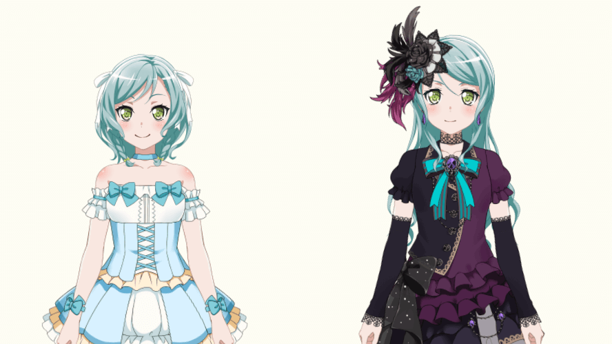 Hina and Sayo look like they're sisters, they both have green eyes and light teal hair, am I the...
