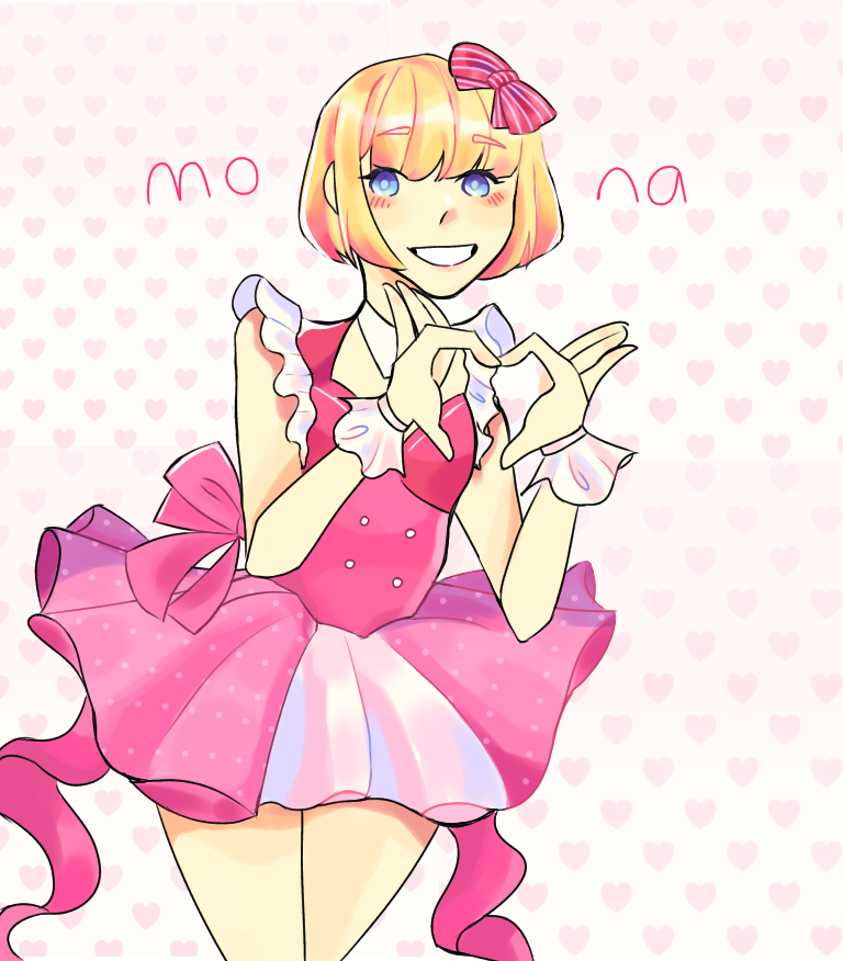 a drawing of Mona Narumi from honeyworks for all my honeyworks stannies <3