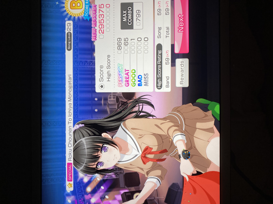GUYS I LEGIT ALMOST GOT A FULL COMBO ON STY. 

 I was playing on TwinklingRose’s Ipad. She still...