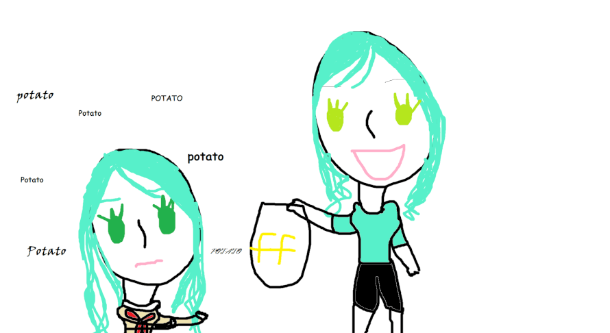 You know Sayo has a feeling of fries! HAHAHA