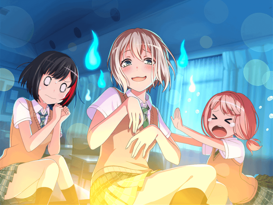 I'm dying to get this card aAAA
I just.. love Moca and I love ghosts and I love pink and blue and ...