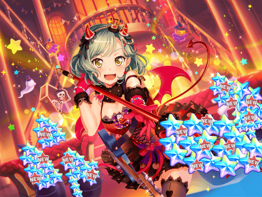 this is the good luck hina! she'll use her boppin skills to get you new four stars! she knows how...