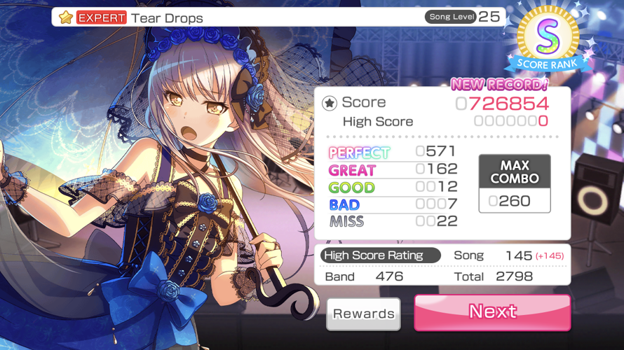 I cleared two songs on expert so that’s nice