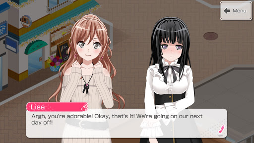 Ok! Lisa and Rinko are going on a date! Lol.