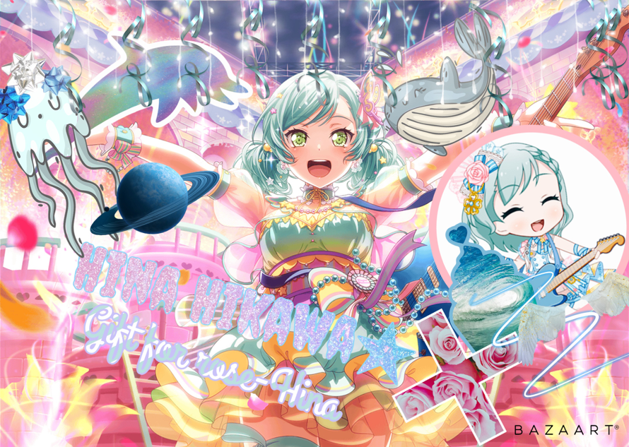 Gift for rose hina/ Rhina! I made a Hina edit! When I joined the game Hina was my best girl until...