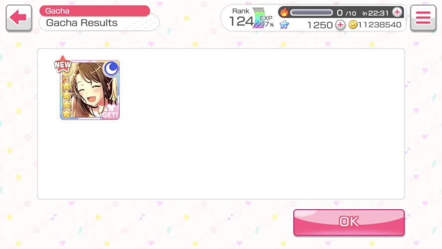 First Day of Bad Bear Gacha: spent about 29.4k stars and got a WHOLE bunch of 3 stars I never...