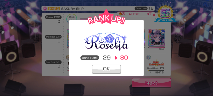 Finally, I got Roselia's band rank to 30! I have been looking out for this for so long because the...