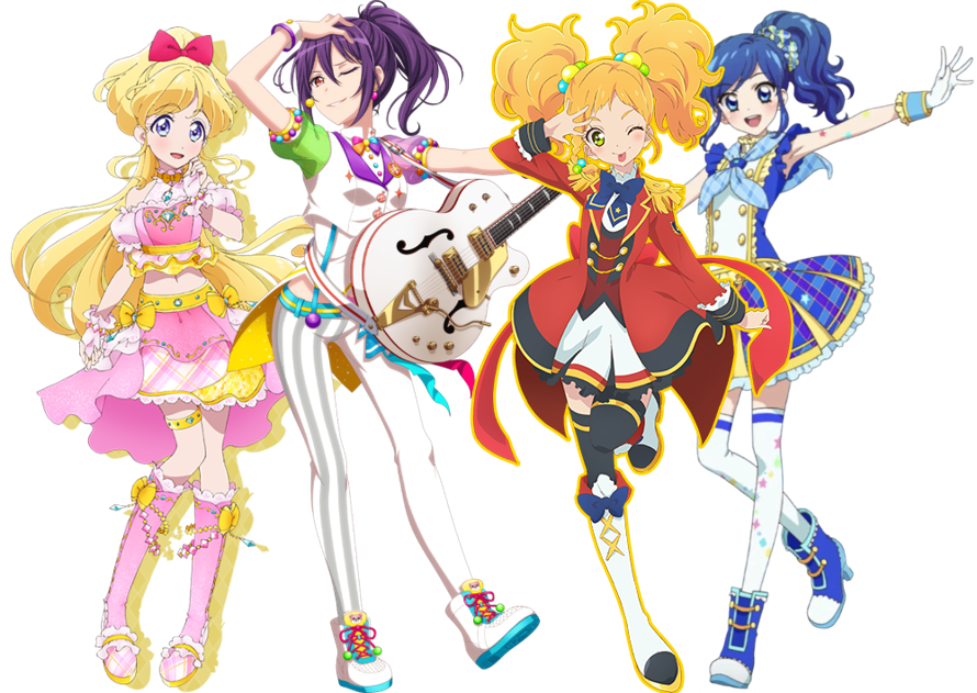 I heard Kaoru voice shared from Aikatsu as well, including with Aikatsu Stars and Aikatsu Friends....