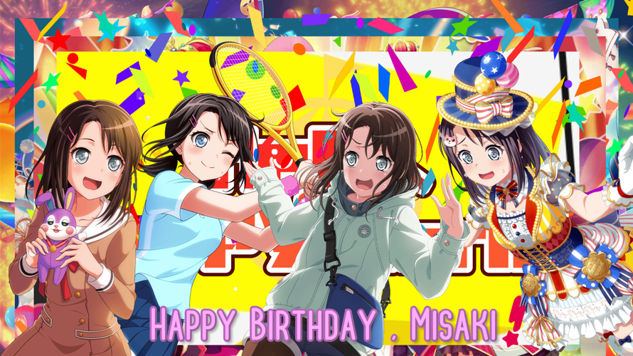     Happy Birthday Misaki!    

    I felt bad since all the lounge convos were about Halloween...