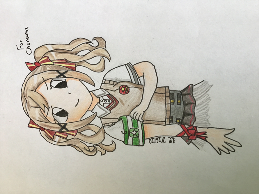     Alrighty Chomama, here’s my part of the late late late  did I mention late  art trade! I was...