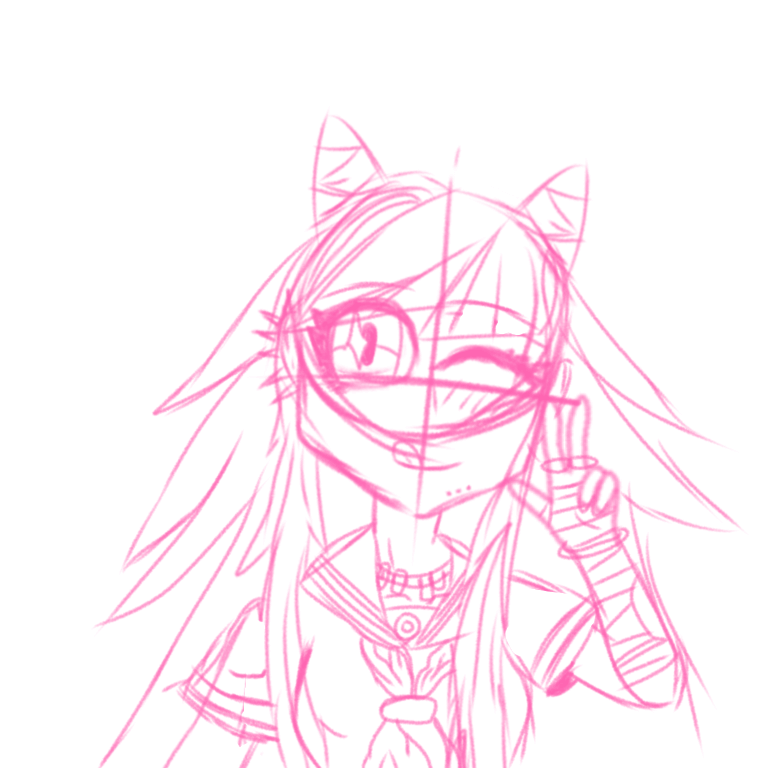 More Danganronpa? I wouldn’t dare. But I would, here’s an Ibuki sketch