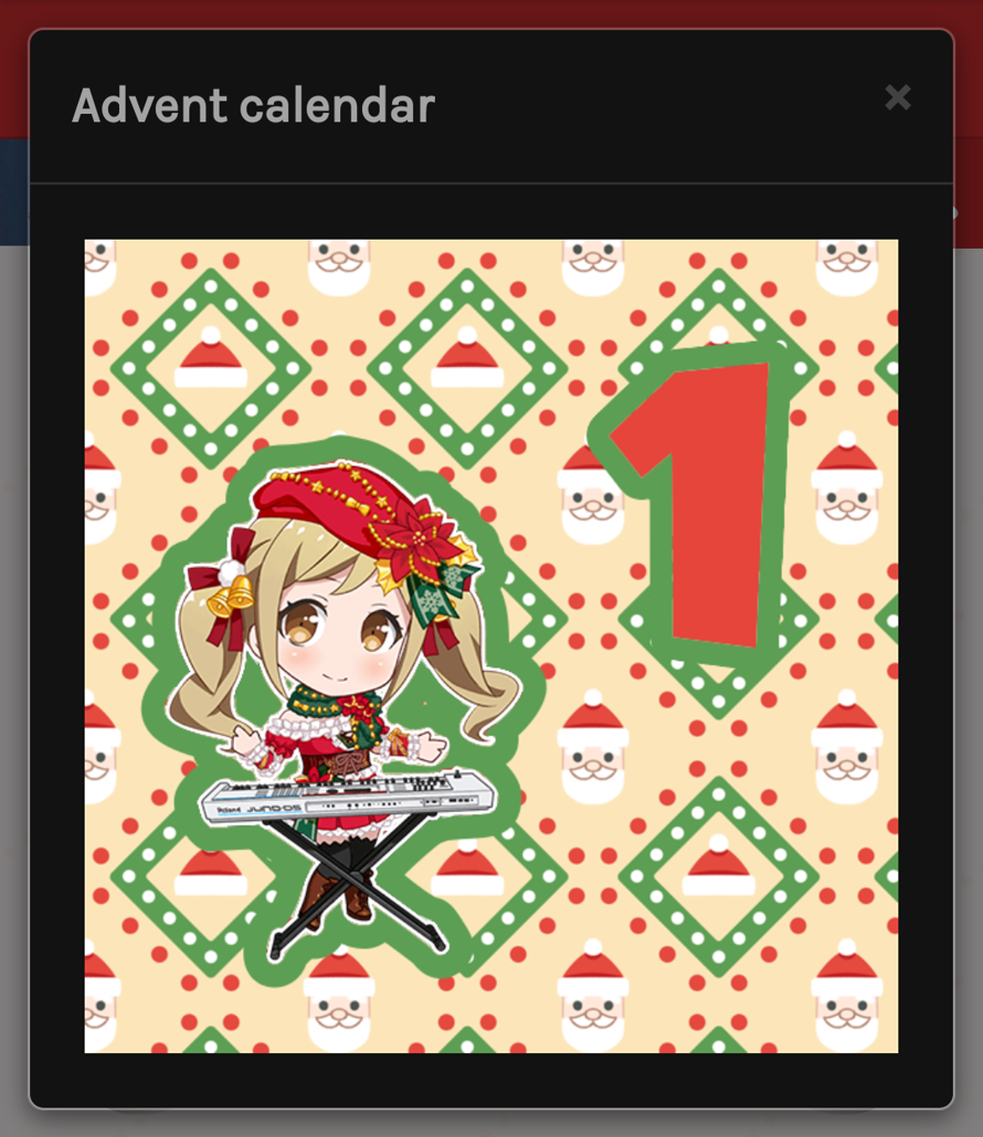    color=yellow HAPPY DECEMBER /color 
Let's check in evryday and get Kokoro badge OwO