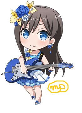 Blue as the sky~
   

In one of the card's stories, I remember Tae EMPHASIZING that she really...