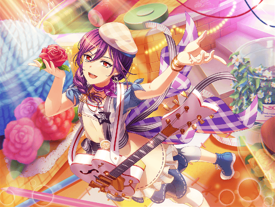 kaoru is so perfect. the flowers? her braid? perfection.